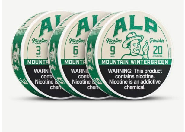 ALP Mountain Wintergreen Nicotine Pouches 5pks