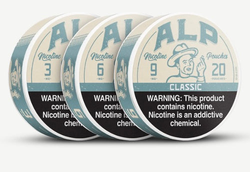 ALP Classic Nicotine Pouches 3mg/6mg/9mg 5pk